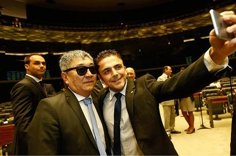 "Japonês da Federal" foi conduzido pelos parlamentares em sua passagem pelo Congresso Nacional "Japonês da Federal" foi conduzido pelos parlamentares em sua passagem pelo Congresso Nacional