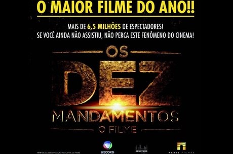 Os Dez Mandamentos volta para a programação da Record - TV Pop