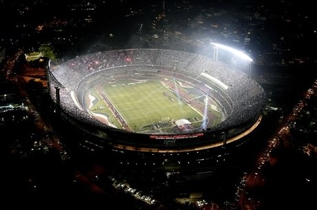 Vista aérea do Estádio Cícero Pompeu de Toledo 