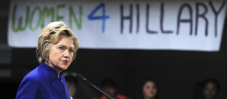 Hillary Clinton participa de evento no Hilton Midtown Hotel em Nova Iorque, Estados Unidos, nesta segunda-feira (18)
