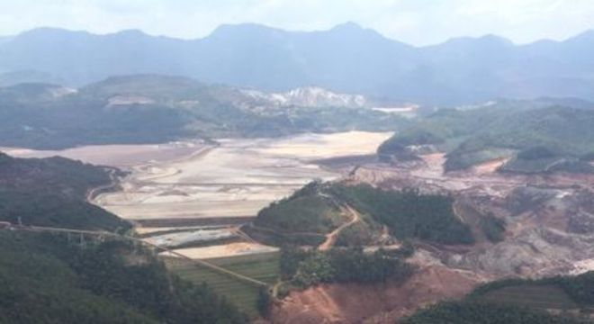 Cenário após o desastre