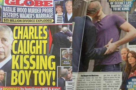 Revista Mostra Foto De Suposto Beijo Entre Principe Charles E Rapaz Entretenimento R7 Famosos E Tv