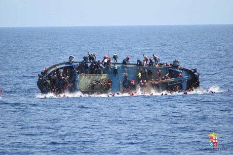 Muitos dos barcos zarparam do noroeste líbio