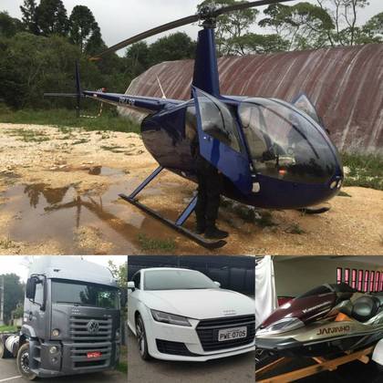 Polícia Civil apreende carros de luxo e até helicóptero em ação contra  quadrilha de roubo de cargas no PR - Fotos - R7 Cidades