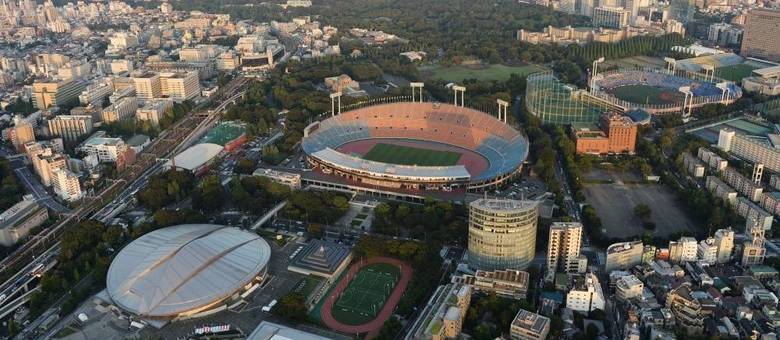 Vista aérea de Tóquio. Capital do Japão será o palco da próxima edição dos Jogos Olímpicos
