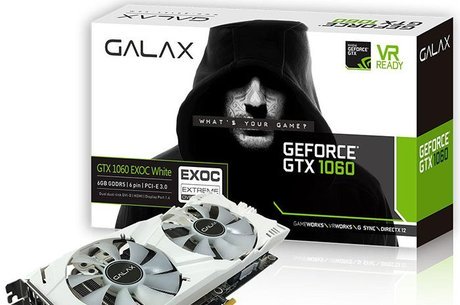 GALAX lança sua GeForce GTX 1060 EXOC White Edition