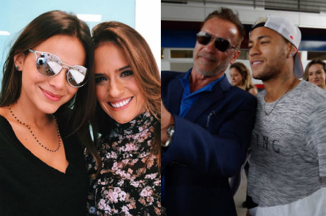 Bruna Marquezine e Neymar aparecem usando o mesmo colar e fãs comemoram