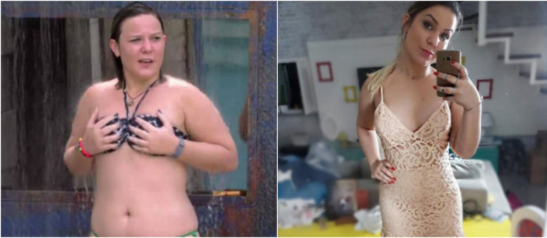 As formas de Cacau antes e depois do reality show