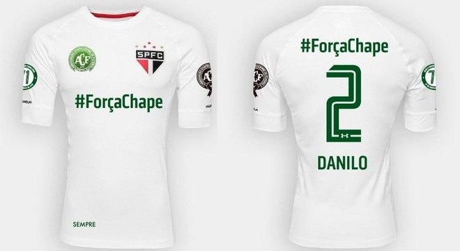 Camisa do São Paulo levará a mensagem #ForçaChape no peito
