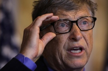 Bill Gates, homem mais rico do mundo e rotineiro frequentador de Davos, viu sua fortuna crescer em 50%
