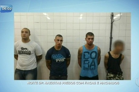 Três homens foram detidos e um menor apreendido