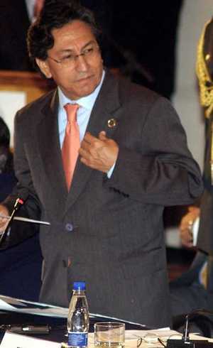 Alejandro Toledo, ex-presidente do Peru