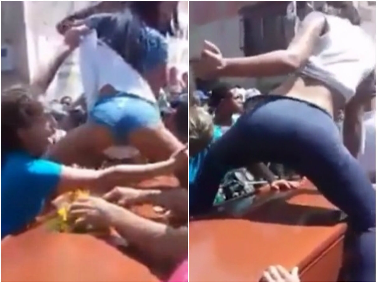 Festa No Funeral Garotas Fazem Dancinha Sensual Em Cima De Caixao Para Homenagear Morto Fotos R7 Hora 7