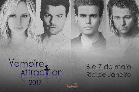 Evento trará os atores Paul Wesley, Candice King, Daniel Gillies e Chase Coleman Evento trará os atores Paul Wesley, Candice King, Daniel Gillies e Chase Coleman