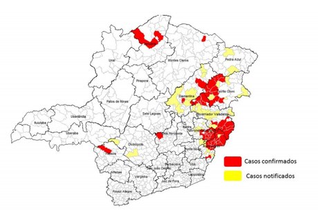 Ao todo, 53 cidades mineiras confimaram casos de febre amarela em 2017
