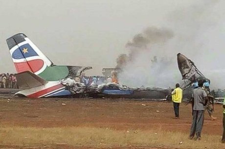 Acidente ocorreu na pista do aeroporto de Wau, no Sudão do Sul
