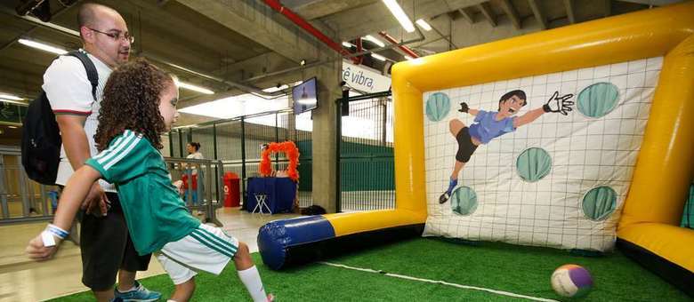 Allianz Parque possui espaço kids para crianças se divertirem nos jogos do Verdão no Paulistão