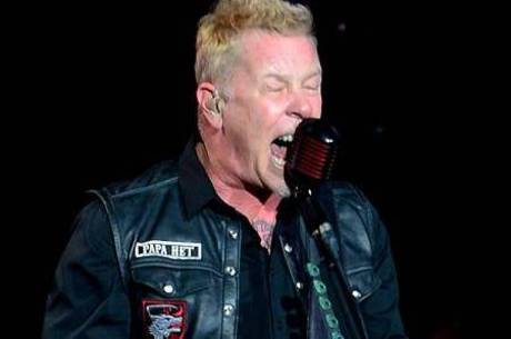 Metallica durante show em São Paulo Metallica durante show em São Paulo