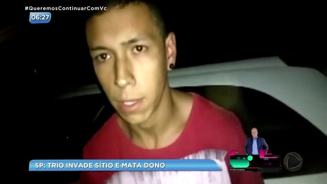 Um dos suspeitos do trÃ¡gico assalto foi presona noite deste domingo (26). Josias Fernandes, de 20 anos, assume aparticipaÃ§Ã£o no crime, mas nega ter sido o autor do disparo que matou omarceneiroÂ 