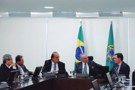 Crivella se reuniu com o presidente Michel Temer, em Brasília