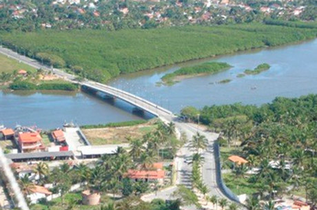 Município de Canavieiras no sul da Bahia