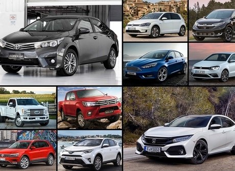 Veja os 10 veículos mais vendidos do mundo no primeiro trimestre