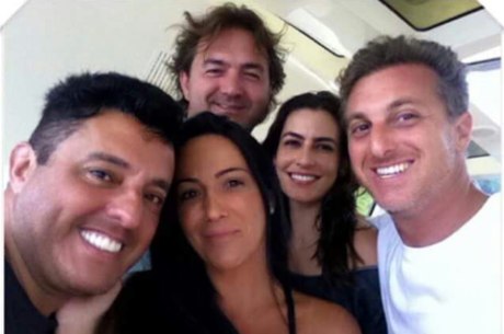 Luciano Huck, Bruno e Joesley Batista: festa em iate