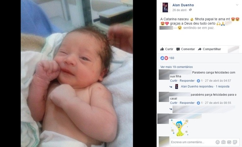 A principal hipótese da polícia é de que ele tenha batido a cabeça da criança no volante do carro enquanto aguardava a mulher no estacionamento do hospital. Duenho está foragido. A mãe da criança continua internada e a polícia descarta a participação dela no crime. O caso foi registrado como homicídio no 89º DP e será encaminhado para investigação no 37º DP* Colaborou Guilherme Miletta, estagiário da Agência Record