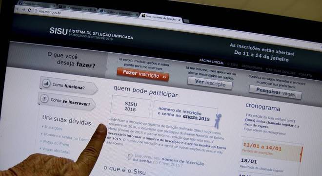 Lista de aprovados pode ser conferida na página do Sisu. Lista de aprovados pode ser conferida na página do Sisu.
