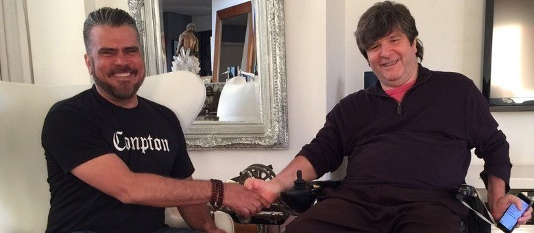 Frederico Lapenda e Marcelo Rubens Paiva serão parceiros no filme da vida do ex-jogador Walter Casagrande
