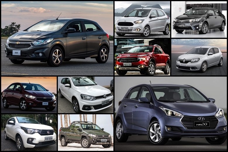 Veja Os 10 Carros Mais Vendidos Do Brasil No 1° Semestre - Fotos - R7 ...