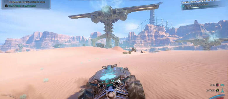O game traz uma série de opções para a exploração O game traz uma série de opções para a exploração