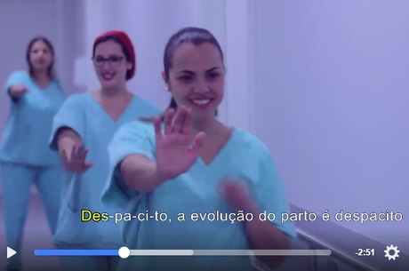 Vídeo fala sobre a importância de evitar a pressa durante o parto normal