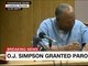 OJ se emocionou ao ouvir do júri que seria libertado. "Lamento que as coisas tenham se desenrolado
desse jeito. Não tinha nenhuma intenção de cometer um delito", declarou o ex-astro