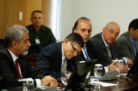 Pezão esteve em Brasília nesta quinta em reunião com o presidente Michel Temer e ministros da área de segurança