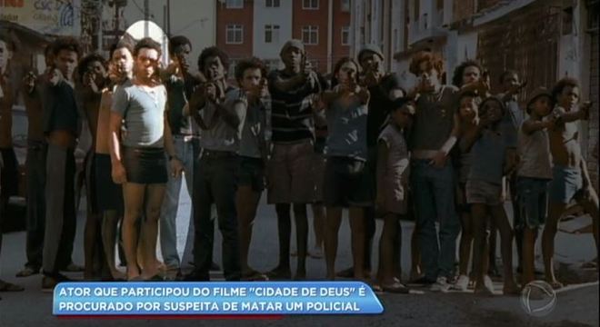 Ivan (em destaque) participou das gravações do filme "Cidade de Deus"