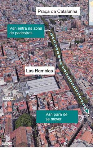 Mapa onde aconteceu o incidente Mapa onde aconteceu o incidente