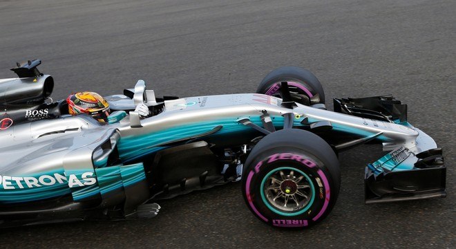 Lewis Hamilton fez a pole em bela volta no treino para o GP da Bélgica