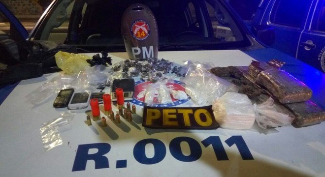 Drogas foram apreendidas na região conhecida como Bate Coração, em Paripe