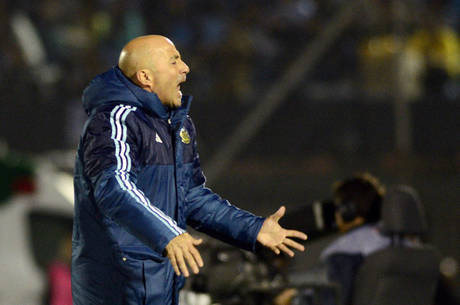 Sampaoli estreou no comando da Argentina
