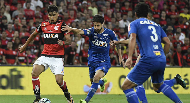 Lucas Paquetá marcou o gol rubro-negro no jogo de ida da decisão
