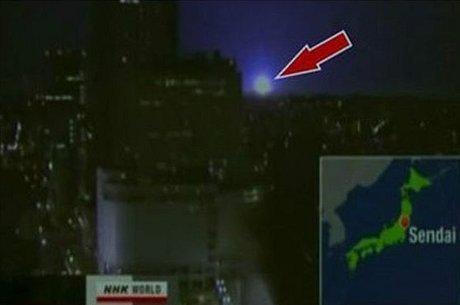 Estranhos globos de luz foram vistos após o terremoto de Fukushima