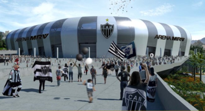Projeto de novo estádio do Galo para mais de 40 mil torcedores foi aprovado 