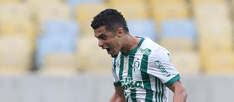 Egídio foi um dos destaques da vitoria do Palmeiras sobre o Fluminense 