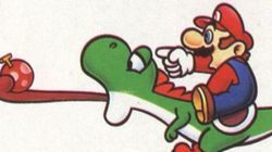Crueldade! Mario realmente socava o Yoshi para ele engolir coisas