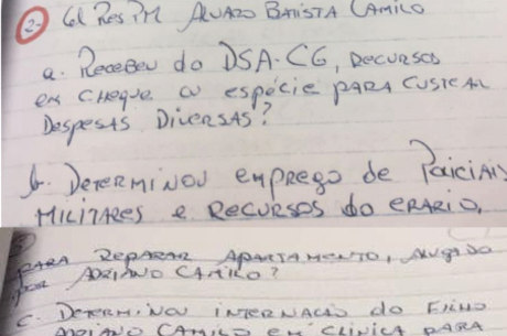 Coronel Camilo é questionado sobre o uso de verba pública para reforma do apartamento do filho