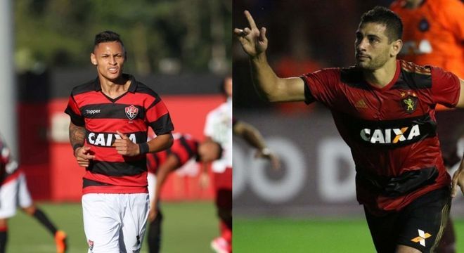 Destaques ofensivos de Vitória e Sport: Neilton e Diego Souza 