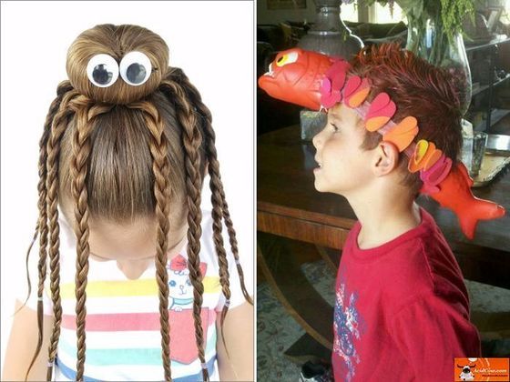 Veja Os Cabelos Mais Cabulosos Do Dia Do Penteado Bizarro - Fotos - R7 Hora 7