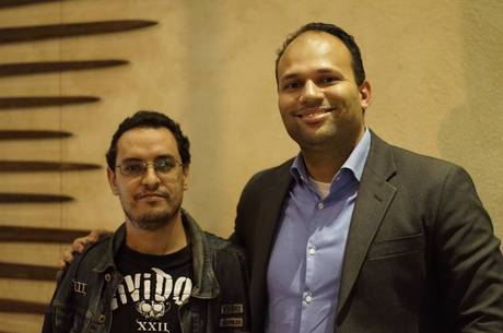 Felipe Nunes (direita) e seu fiel piloto, Vinícius Felipe Nunes (direita) e seu fiel piloto, Vinícius