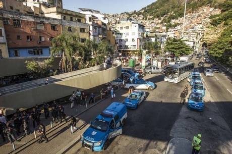 Policiamento é reforçado na Rocinha